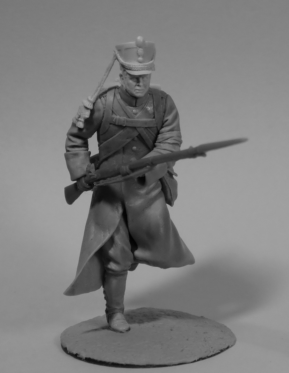 CHM-54032. Егерь 19-го полка, Россия 1812-14 гг. 54 мм. Материал - смола. Chronos Miniatures