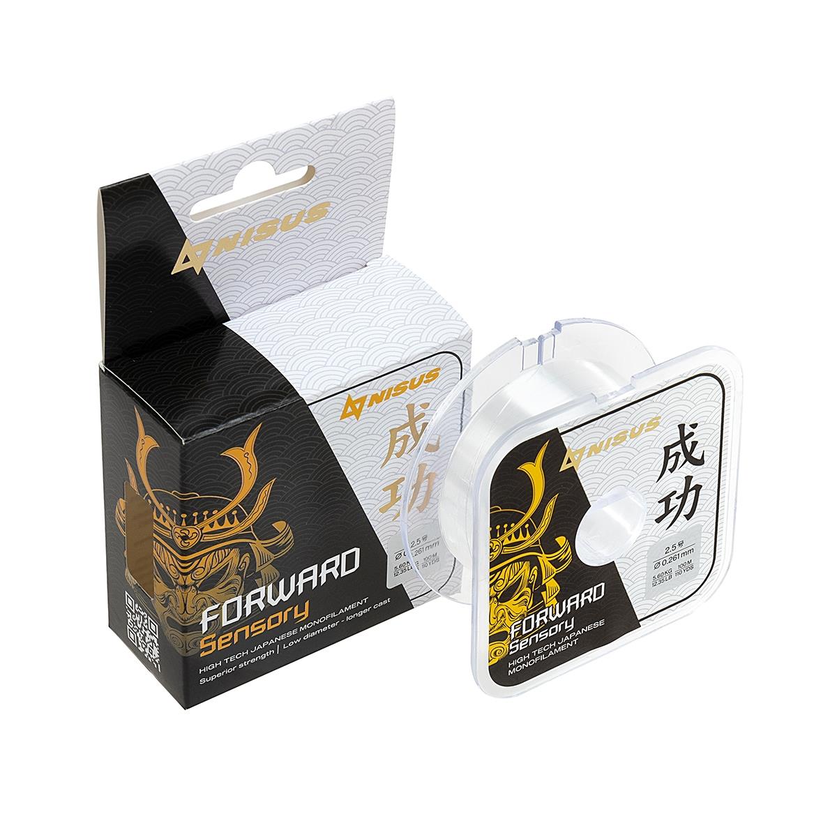 Леска FORWARD Sensory 0,261mm/100m Nylon Transparent (N-FS-0261-100) Nisus( цена указана за упаковку, в количестве 10шт.)