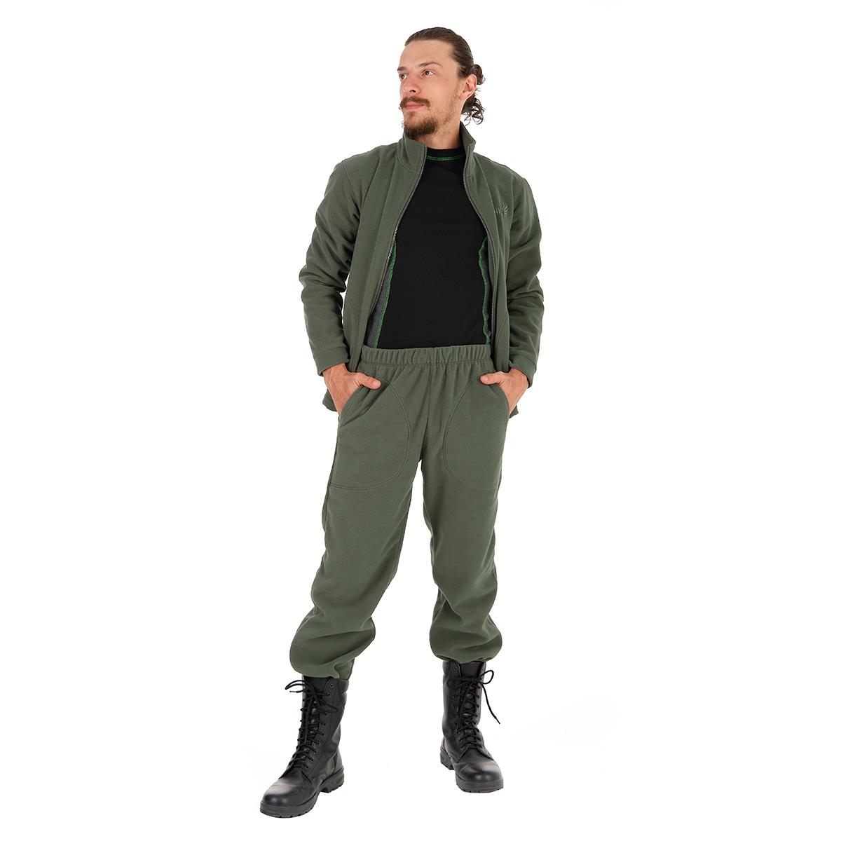 Костюм флисовый HUNTER, цв.хаки р.56-58/170-176 Helios