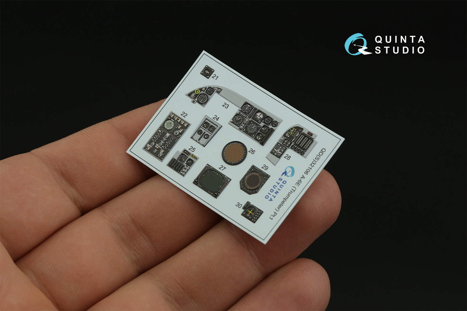 QD32106 3D Декаль интерьера кабины A-6E Intruder (Trumpeter)