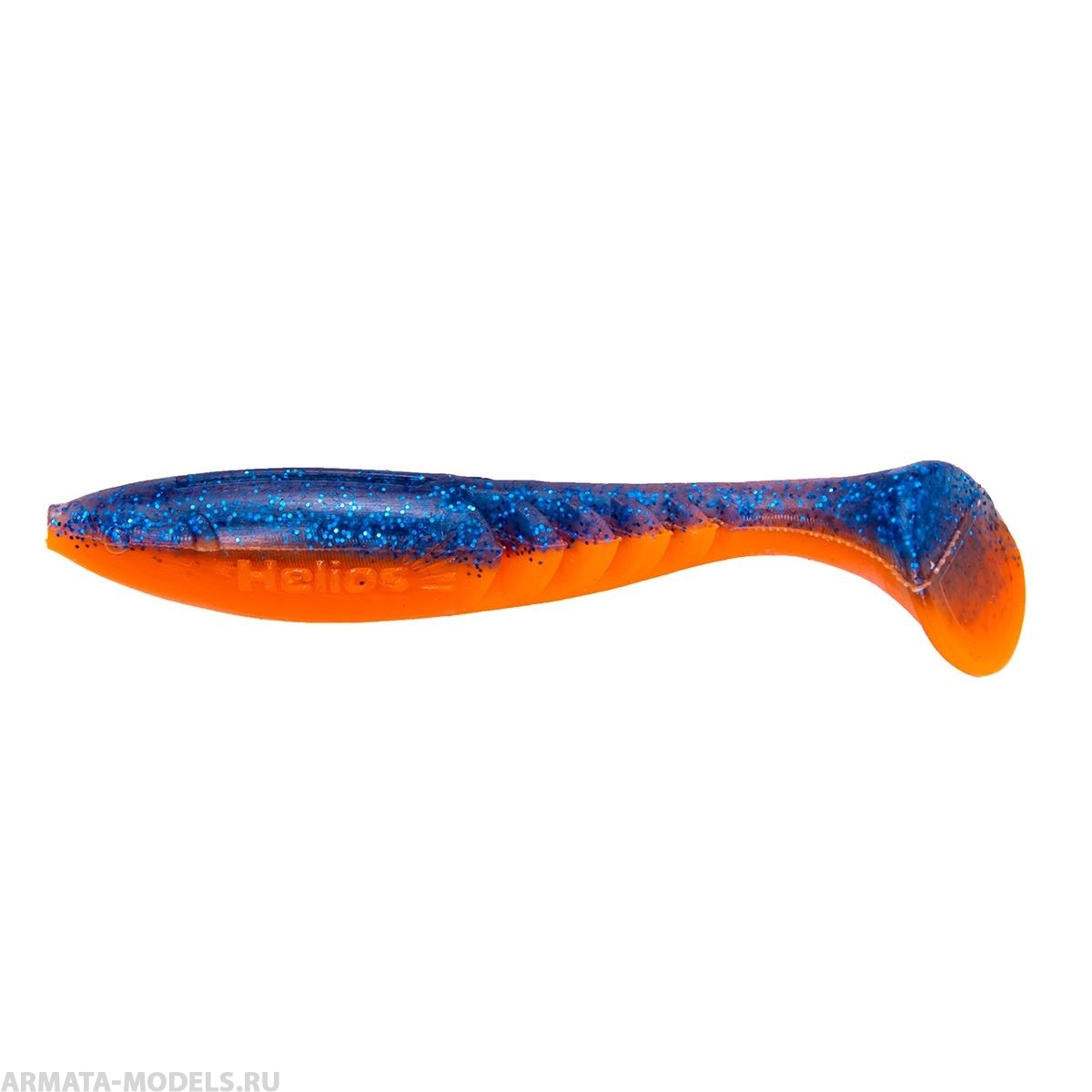 Виброхвост Slash 2,64"/6,7 см Star Blue & Orange 10шт (HS-19-044) Helios Виброхвост Slash 2,64"/6,7 см Star Blue & Orange 10шт (HS-19-044) Helios