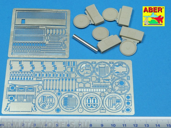 ABR-35 143  Дополнения для  Russian Heavy Tank KV-I, Vol.1 – basic set для Tamiya 1/35 ABR-35 143  Дополнения для  Russian Heavy Tank KV-I, Vol.1 – basic set для Tamiya 1/35