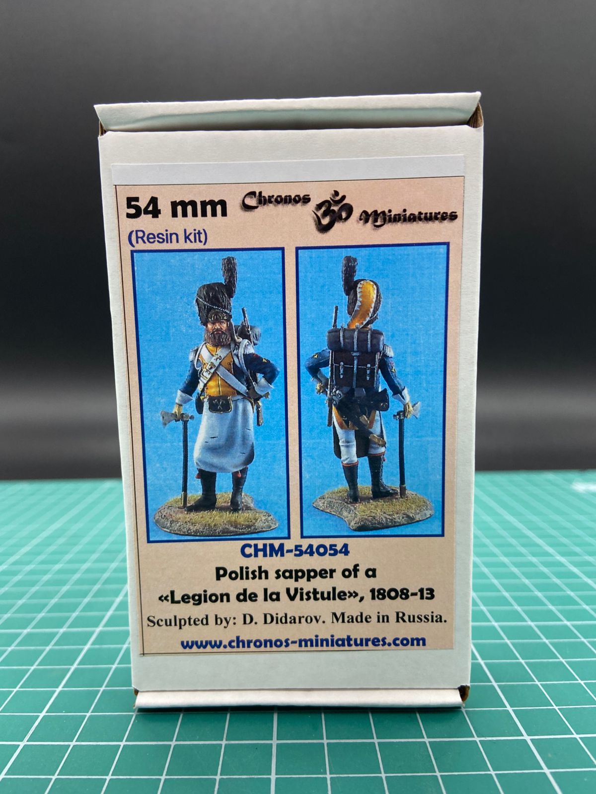 CHM-54054. Польский сапер "легиона Вислы", 1808-13 гг. 54 мм. Материал - смола. Chronos Miniatures CHM-54054. Польский сапер "легиона Вислы", 1808-13 гг. 54 мм. Материал - смола. Chronos Miniatures
