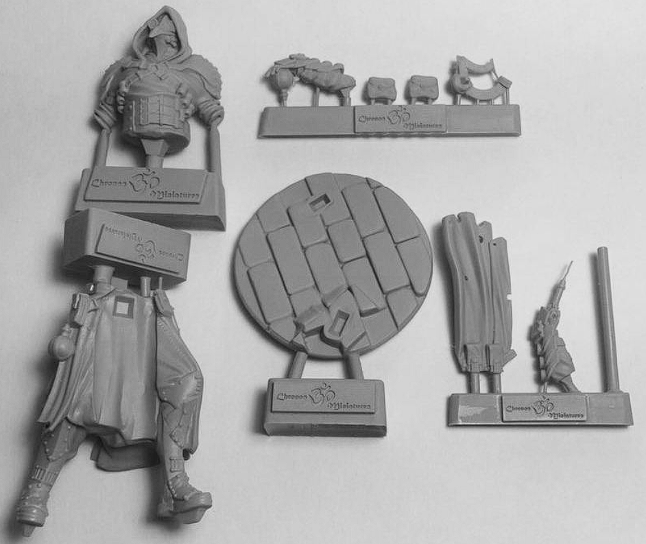 CHM-54144. Миры Фэнтези: Человек без имени. 54 мм. Материал – смола. Chronos Miniatures