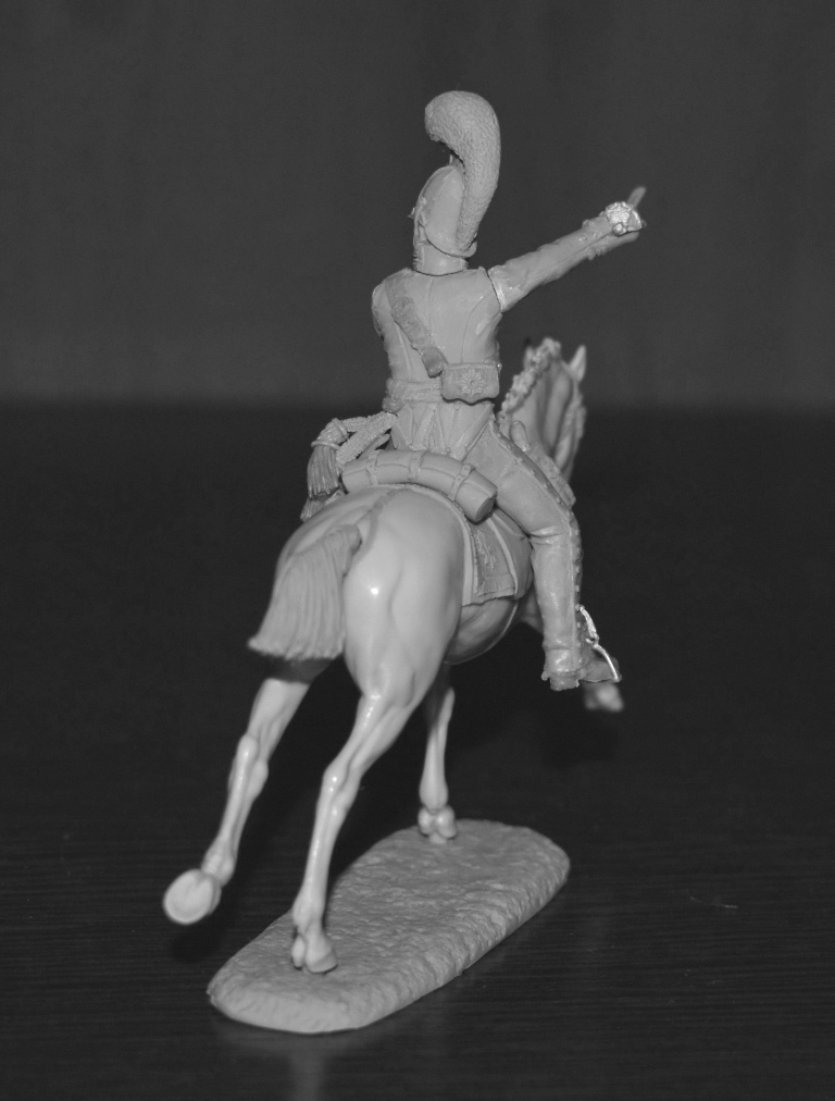 CHM-54352. Офицер Лейб-Гвардии Конного полка, Россия 1804-07 гг. 54 мм. Материал - смола. Chronos Miniatures