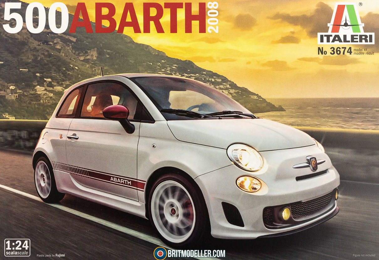 3674ИТ Сборная модель Автомобиль 500 ABARTH Italeri