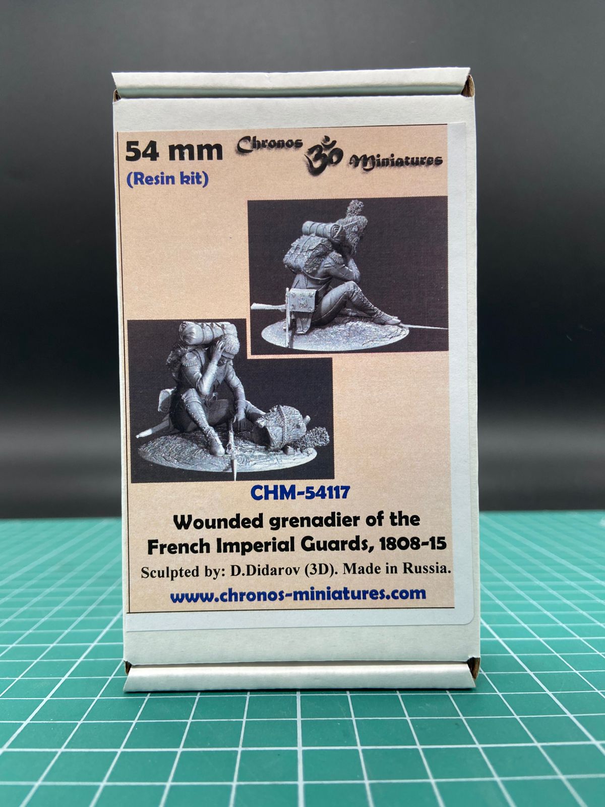 CHM-54117. Рядовой полков пеших гренадер Французской Императорской Гвардии, 1808-15 гг. 54 мм. Материал - смола. Chronos Miniatures CHM-54117. Рядовой полков пеших гренадер Французской Императорской Гвардии, 1808-15 гг. 54 мм. Материал - смола. Chronos Miniatures