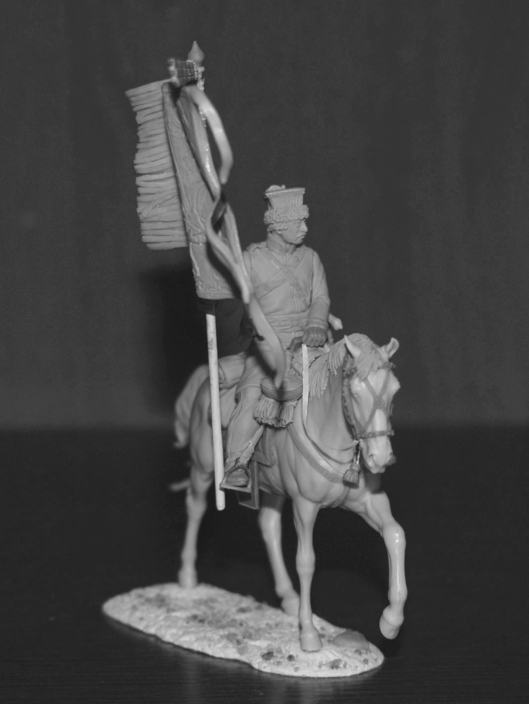 CHM-54302(M). Урядник Калмыцких казачьих полков, Россия 1812-14 гг. Материал - белый металл. Chronos Miniatures