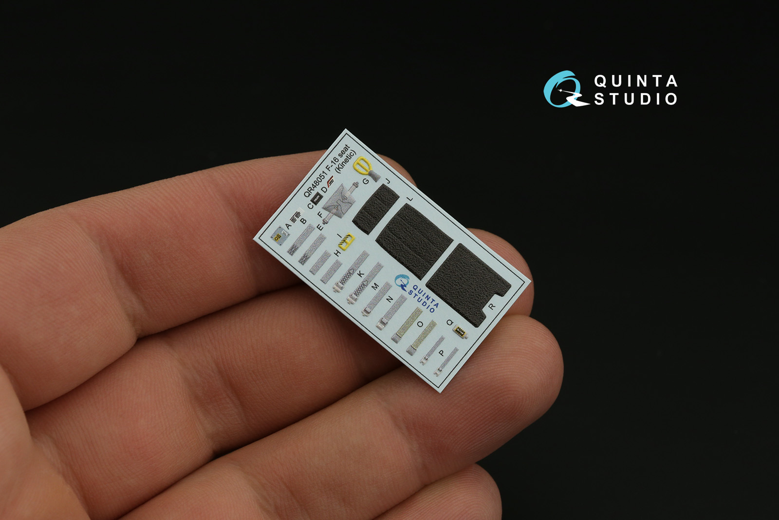 QD48388 3D Декаль интерьера кабины F-16A MLU (Kinetic)