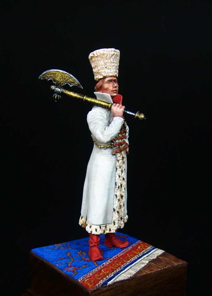 CHM-54094(M). Рында (Царский телохнанитель), XVI-XVII века. 54 мм. Материал – белый металл Chronos Miniatures