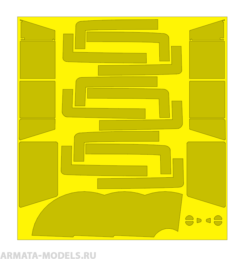 AM35643 Маска окрасочная двухсторонняя для 3657 Автомобиль KAMAZ