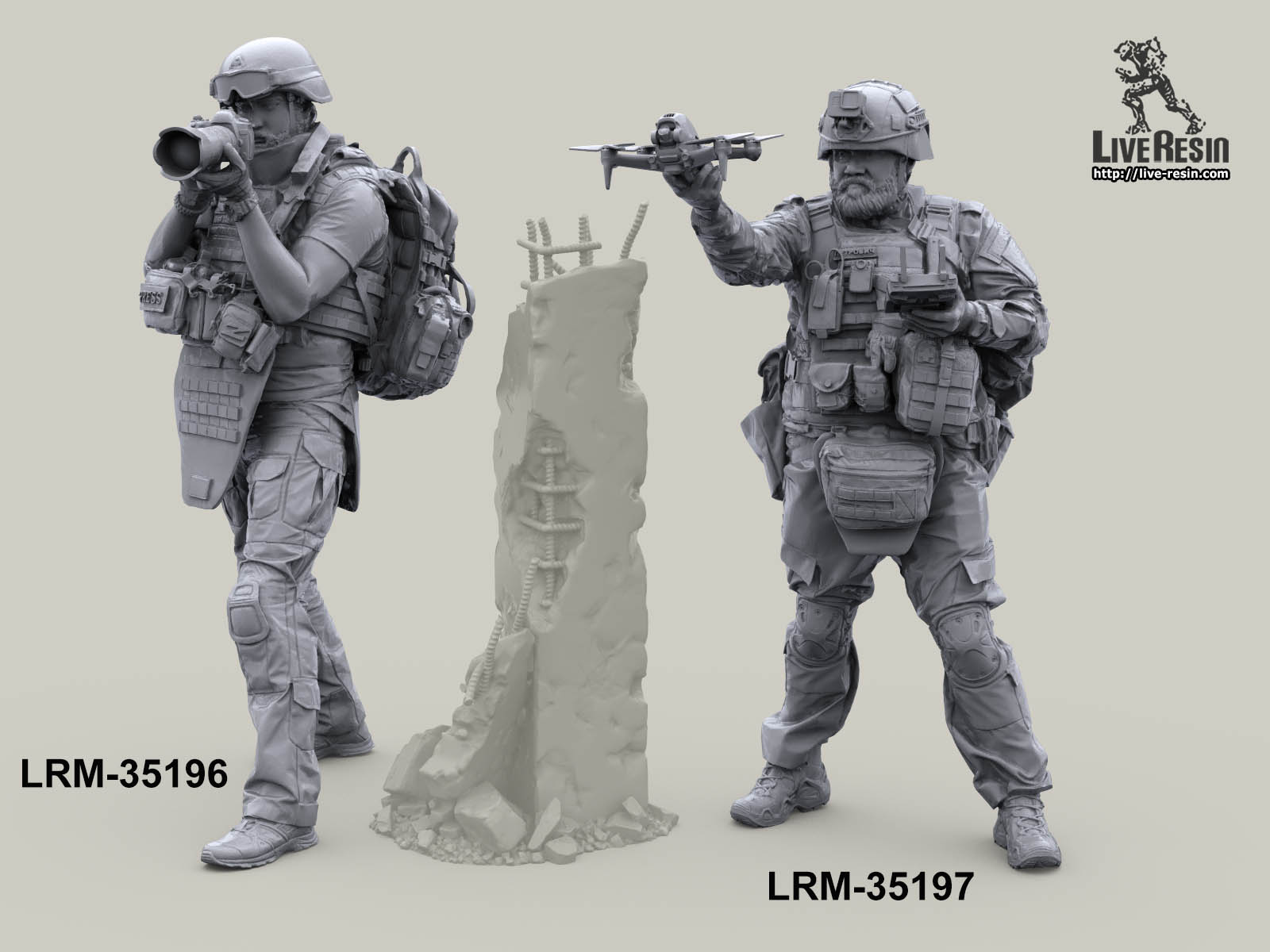 LRM35197 Военкор Петрович с дроном - 1 (Не для свободной продажи) Live Resin