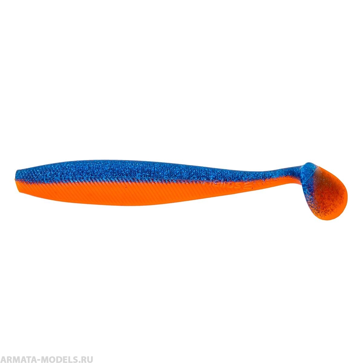 Виброхвост Trofey 5.5"/14см Star Blue & Orange 4шт. (HS-25-044) Helios Виброхвост Trofey 5.5"/14см Star Blue & Orange 4шт. (HS-25-044) Helios