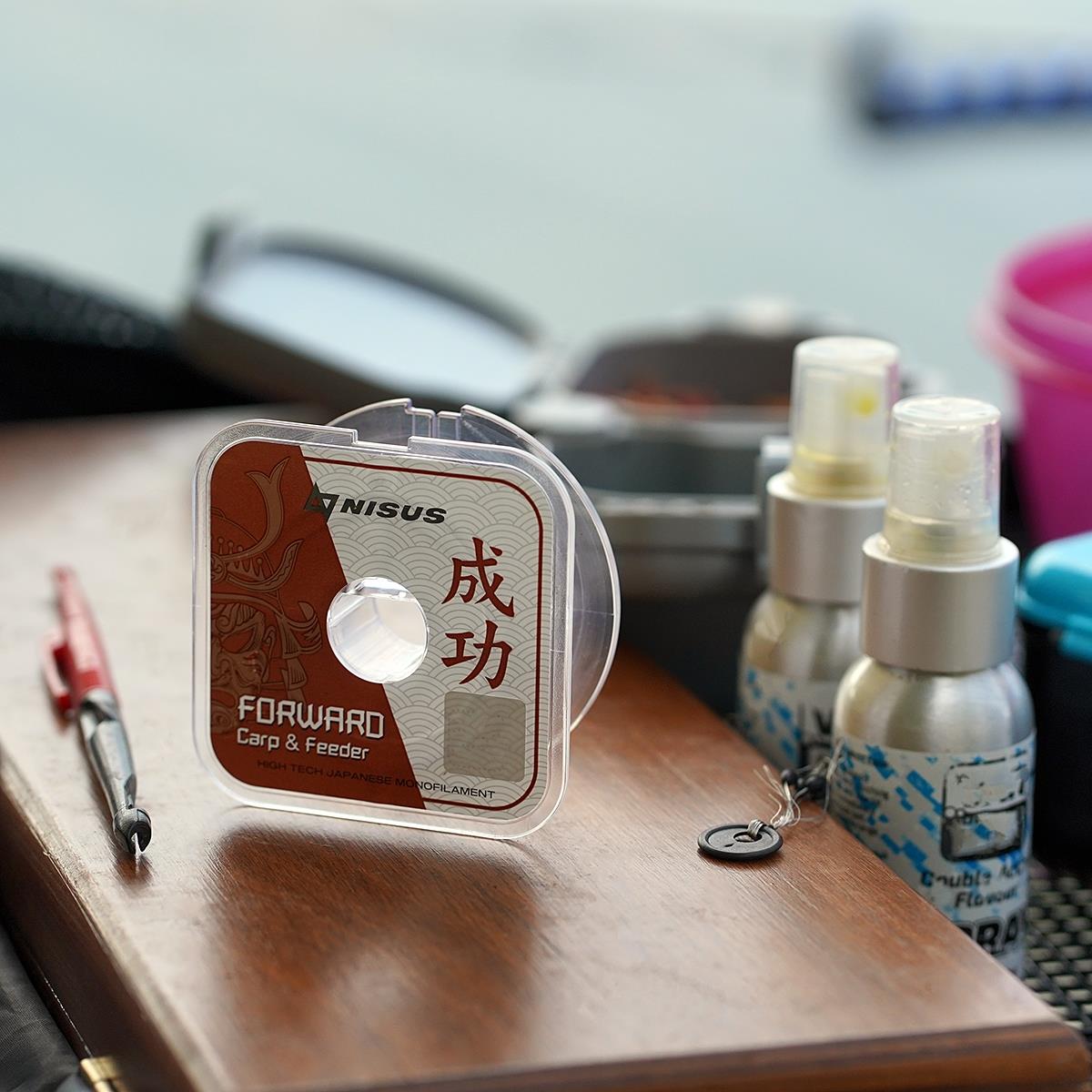 Леска FORWARD Carp & Feeder brown 0,309mm/100m Nylon (N-FСF-0309-100) Nisus( цена указана за упаковку, в количестве 10шт.)