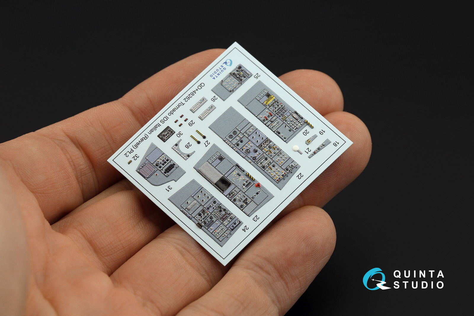 QD+48262 3D Декаль интерьера кабины Tornado IDS Italian (Revell) (с 3D-печатными деталями)