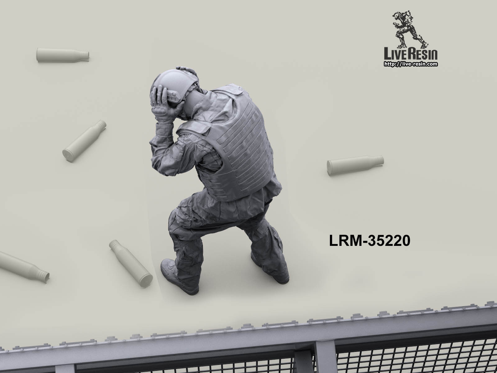 LRM35220 Российский современный артиллерист САУ - 18 (Не для свободной продажи) Live Resin