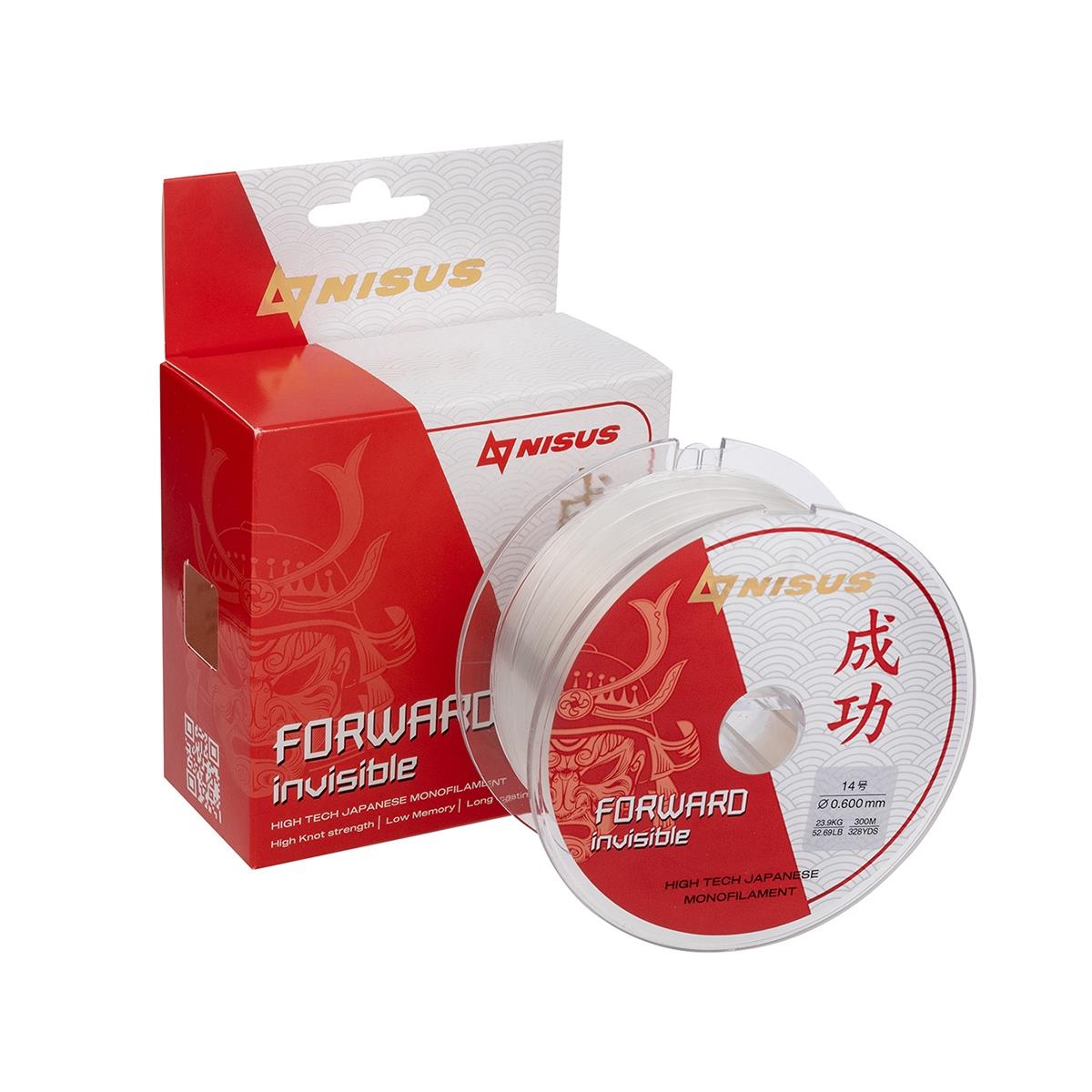 Леска FORWARD Invisible 0,60mm/300m Nylon Transparent (N-FI-060-300) Nisus( цена указана за упаковку, в количестве 6шт.)