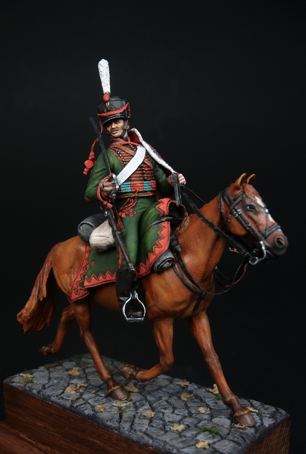 CHM-54100(М). Рядовой гусарских полков, Россия 1811-14 гг. Материал -белый металл. Chronos Miniatures