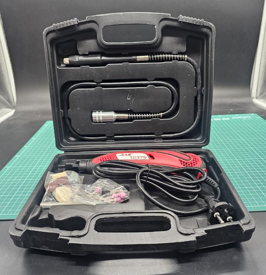 10375J Бормашина 135 Вт, 10000-32000 об/мин., гибкий вал, принадлежности 40 пред., кейс