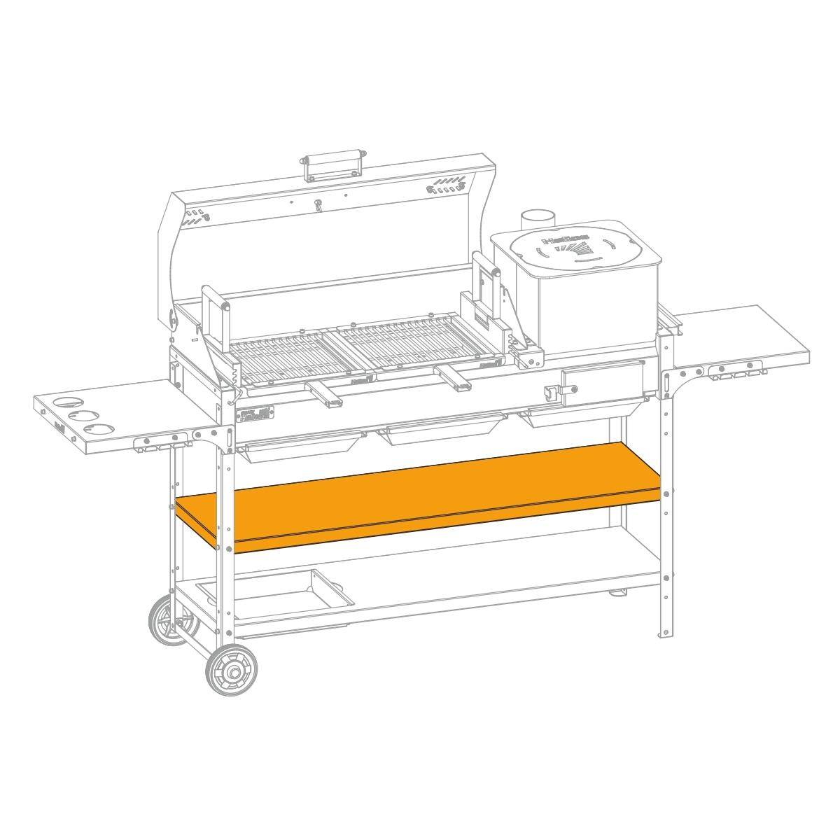 Полка сплошная SMART 1200 мм (HS-GS-SS-1204) Helios Полка сплошная SMART 1200 мм (HS-GS-SS-1204) Helios