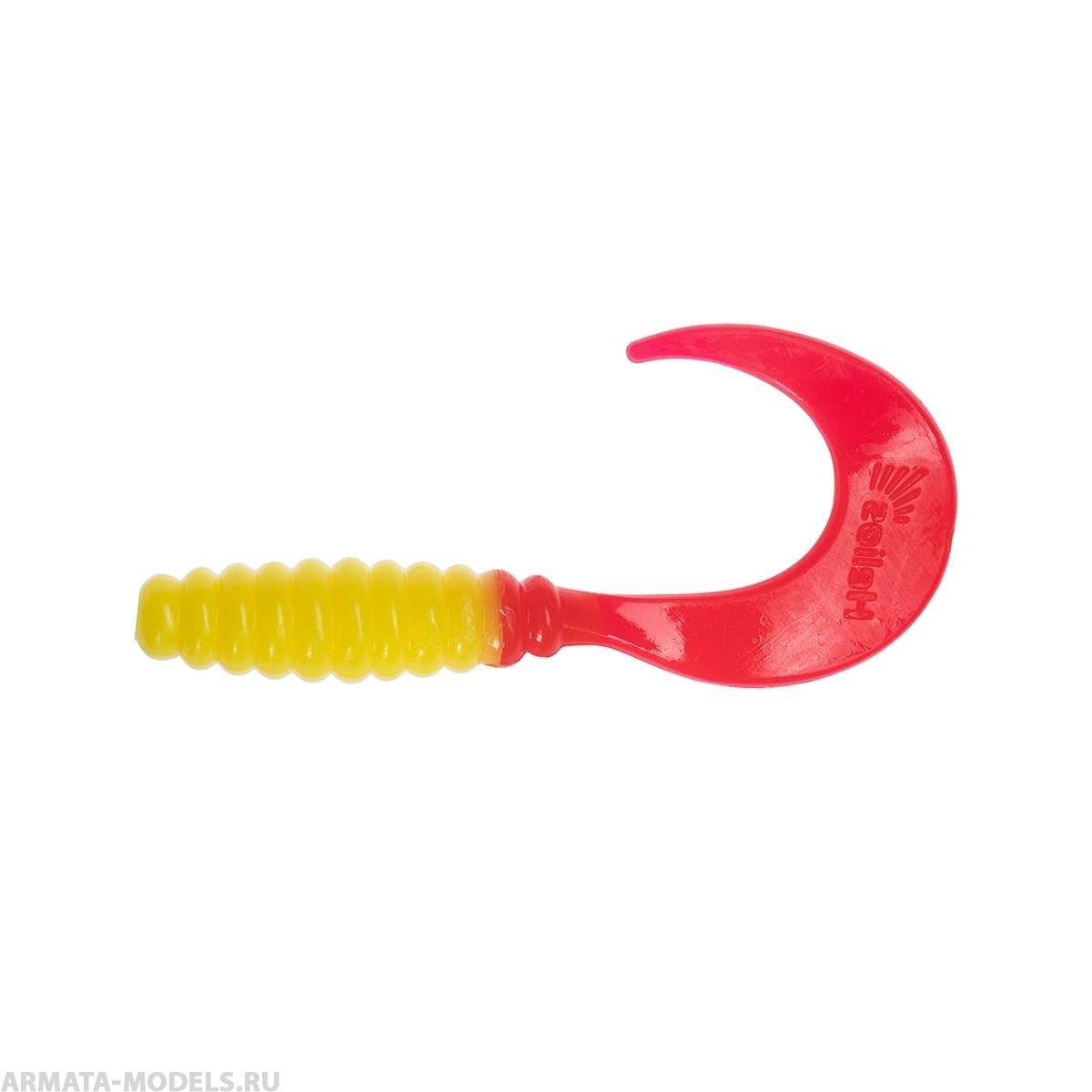 Твистер Credo 2,35"/6,0 см Yellow RT 7шт. (HS-10-038) Helios Твистер Credo 2,35"/6,0 см Yellow RT 7шт. (HS-10-038) Helios