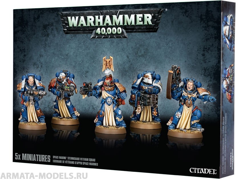 48-19 Набор Космодесант. Отряд Ветеранов Арьергарда (Space Marine Sternguard Veteran Squad) (2021) 48-19 Набор Космодесант. Отряд Ветеранов Арьергарда (Space Marine Sternguard Veteran Squad) (2021)