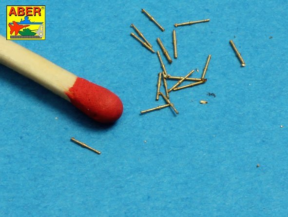 ABR-1:700-L-36  Дополнения для  Set of 20 pcs 37 mm /54 Breda gun barrels for Italian Navy ships для  1/700 ABR-1:700-L-36  Дополнения для  Set of 20 pcs 37 mm /54 Breda gun barrels for Italian Navy ships для  1/700