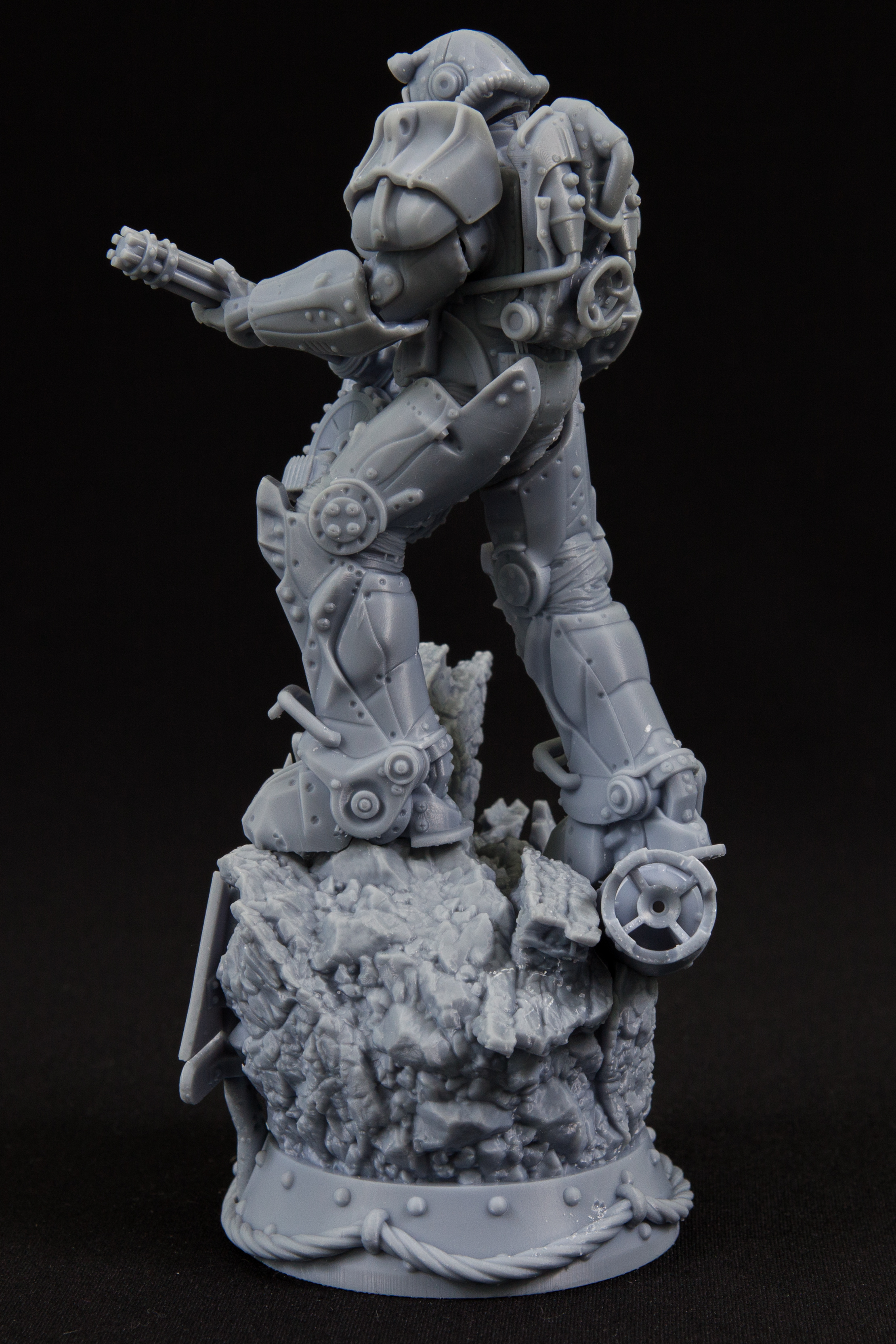 AM1600 Фигура в силовой броне Т-60. Вселенная Fallout Arma Models