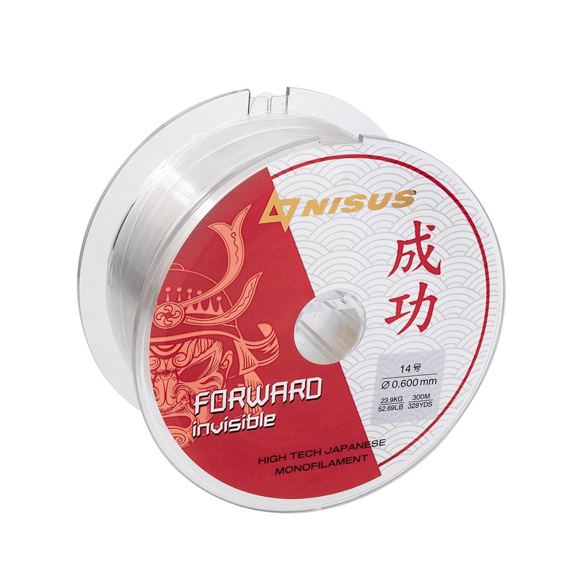 Леска FORWARD Invisible 0,60mm/300m Nylon Transparent (N-FI-060-300) Nisus( цена указана за упаковку, в количестве 6шт.)