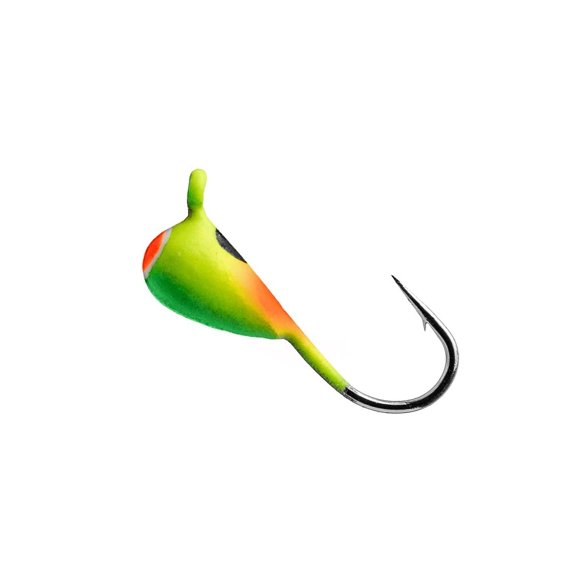 Мормышка вольф Капля с ушком краш 3мм 0,48гр 328P фосф (MW-1130-328P) Helios( цена указана за упаковку, в количестве 10шт.)