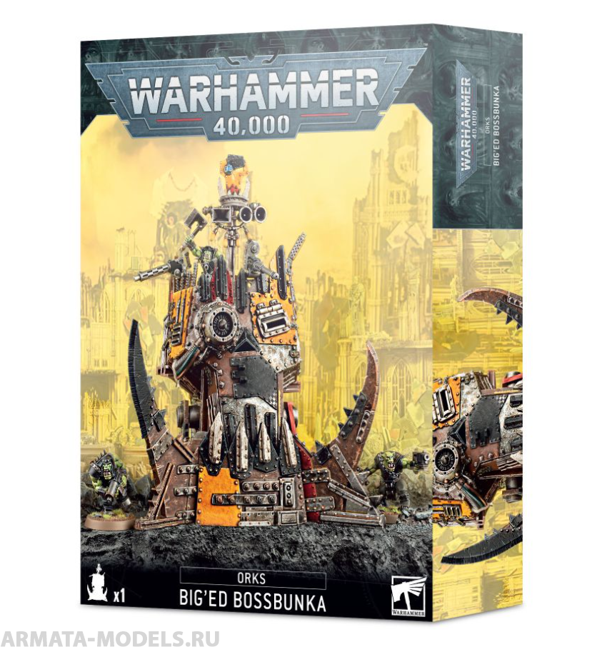 50-45 Набор Орки. Здаровый Боссбункер (Orks Big'ed Bossbunka) 50-45 Набор Орки. Здаровый Боссбункер (Orks Big'ed Bossbunka)