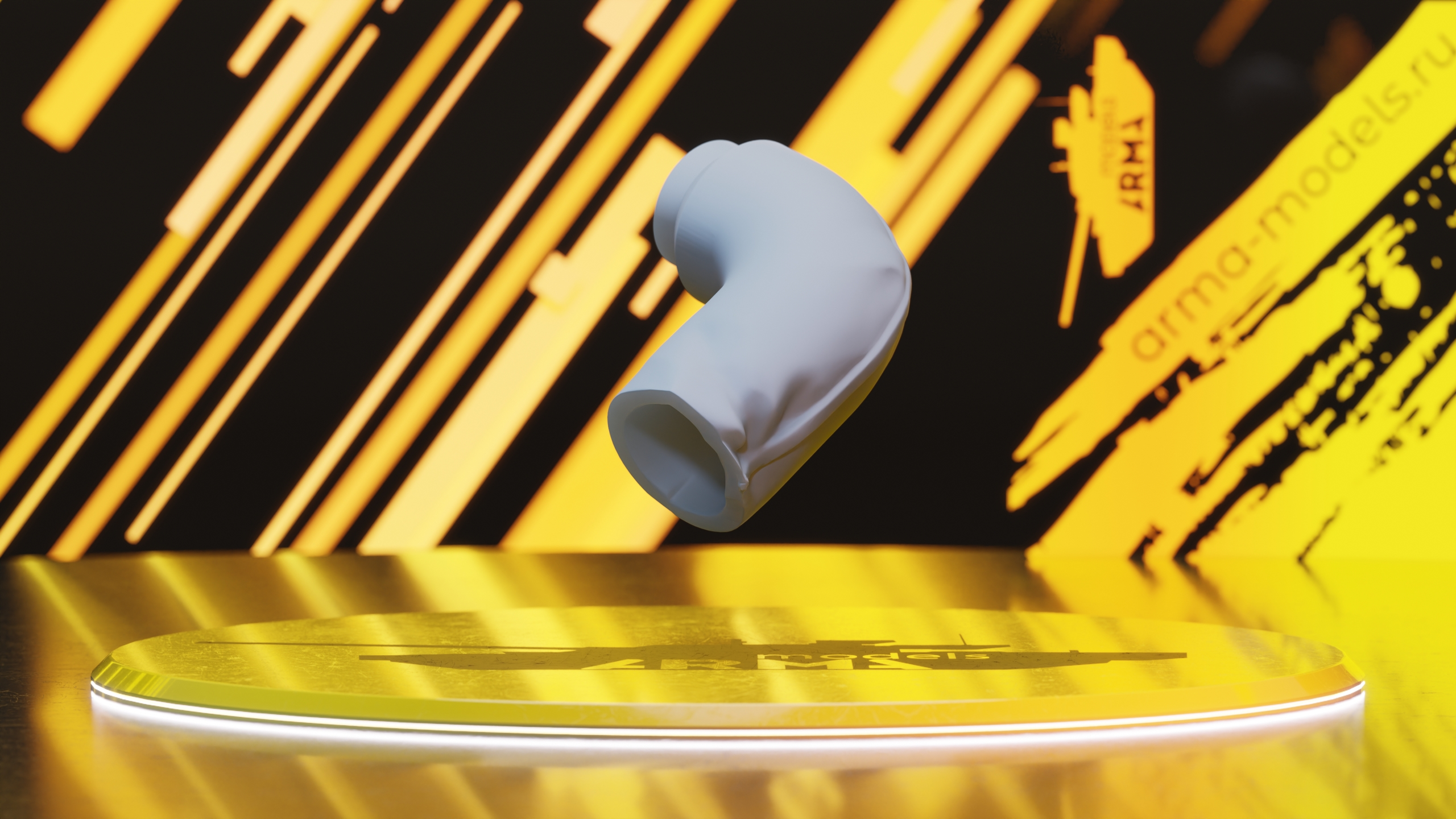 AM36033 Выхлопная труба мятая для AMX ELC BIS (Не для свободной продажи) Arma Models