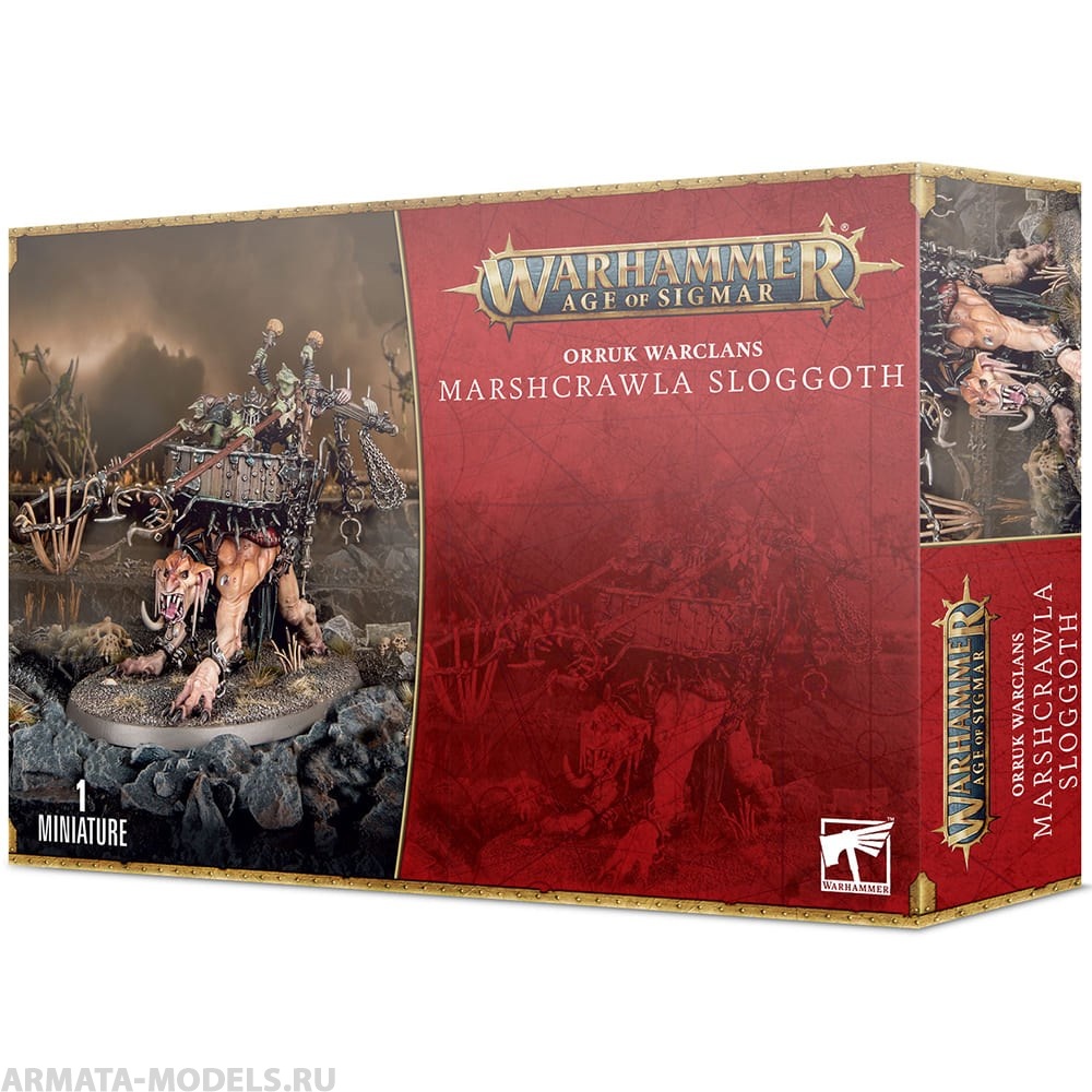 89-66GW Набор Боевые Кланы Орруков. Слоггот-Ползун (Orruk Warclans Marshcrawla Sloggoth) 89-66GW Набор Боевые Кланы Орруков. Слоггот-Ползун (Orruk Warclans Marshcrawla Sloggoth)