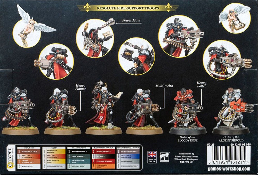 52-25GW Набор Адепта Сороритас. Отряд Воздаятельниц (Adepta Sororitas Retributor Squad) 52-25GW Набор Адепта Сороритас. Отряд Воздаятельниц (Adepta Sororitas Retributor Squad)