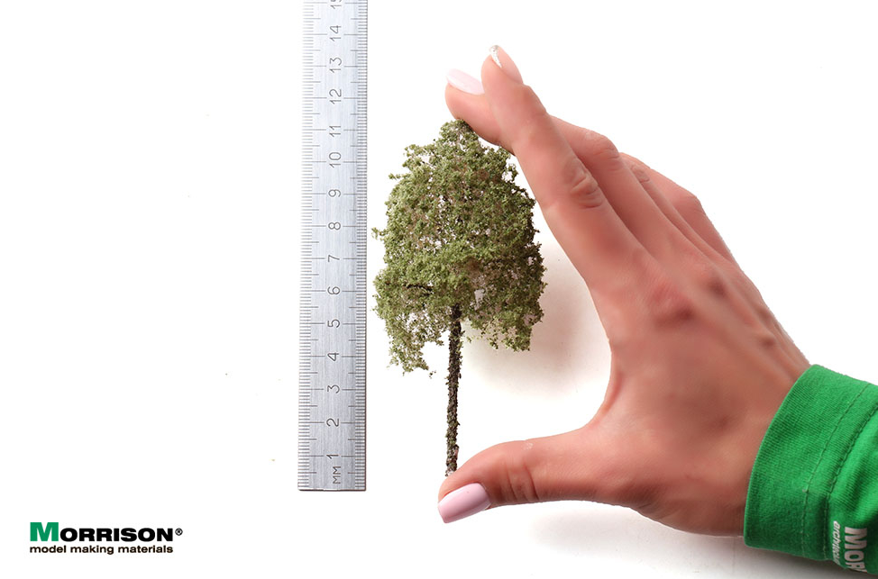 011dup010 10 см. Лиственное дерево для макета