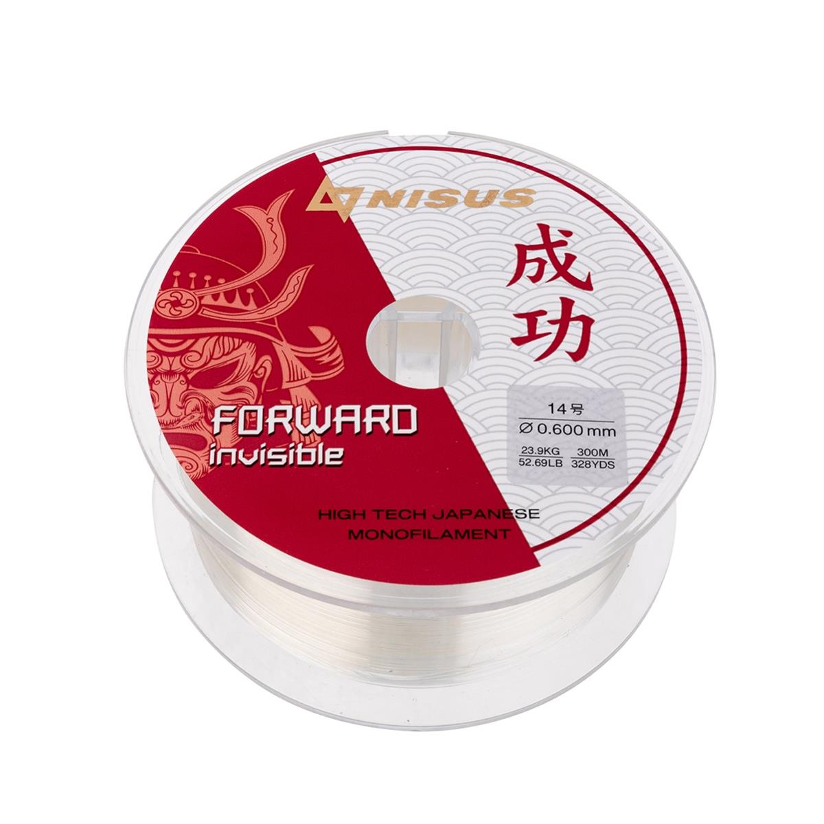 Леска FORWARD Invisible 0,60mm/300m Nylon Transparent (N-FI-060-300) Nisus( цена указана за упаковку, в количестве 6шт.)