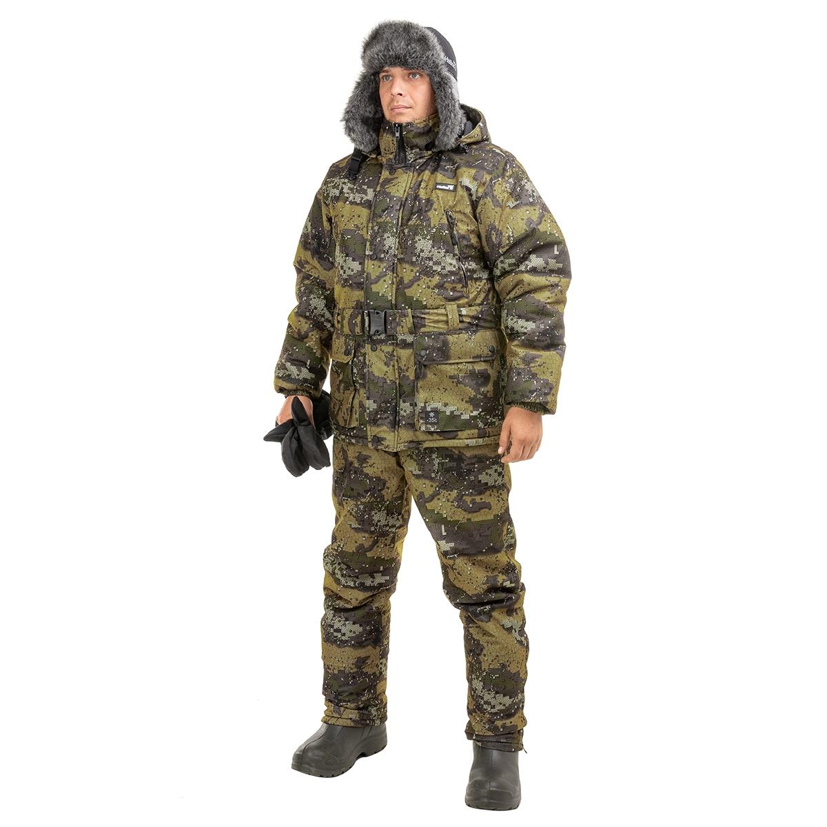 Костюм охотника зимний Сентелек Комфорт, цв.КМФ-2, Алова р.44-46/170-176 Helios