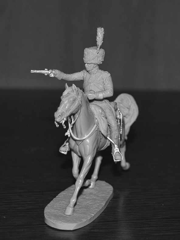 CHM-54380. Офицер гидов маршала Понятовского, Герцогство Варшавское, 1810-13 гг. 54 мм. Материал - смола. Chronos Miniatures