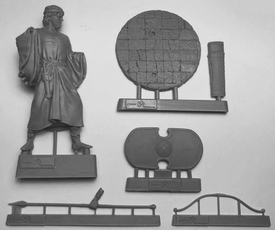 CHM-54175. Персидский воин отряда Бессмертных, 6-5 века до н.э. 54 мм. Материал - смола. Chronos Miniatures