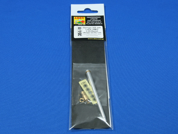 ABR-35-L-11  Дополнения для  German 105mm LeFH 18M/2 L/28 Barrel (Wespe Sd.Kfz.124) для  1/35 ABR-35-L-11  Дополнения для  German 105mm LeFH 18M/2 L/28 Barrel (Wespe Sd.Kfz.124) для  1/35