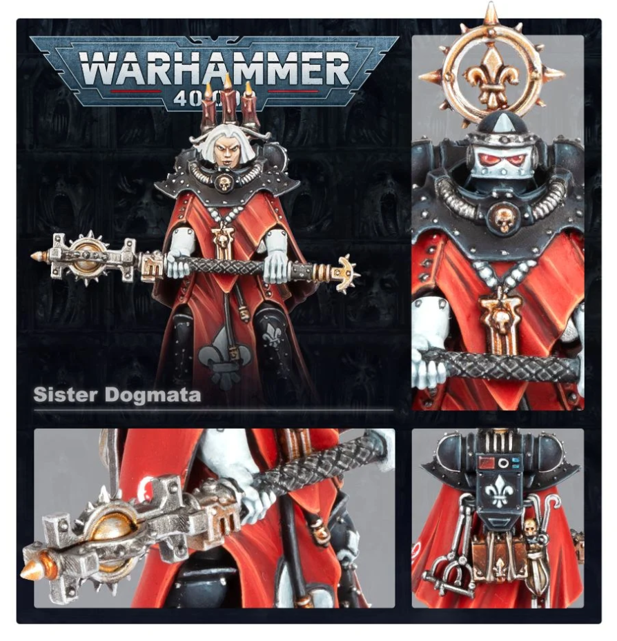 52-32GW Набор Адепта Сороритас. Сестра Догмата (Adepta Sororitas Sister Dogmata) 52-32GW Набор Адепта Сороритас. Сестра Догмата (Adepta Sororitas Sister Dogmata)