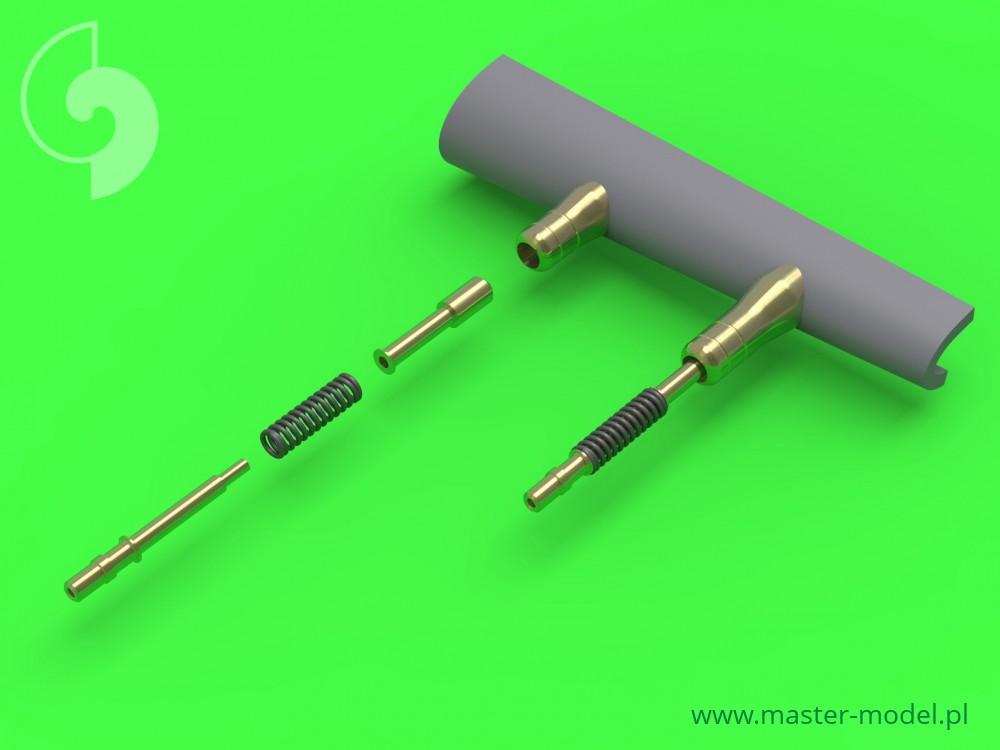 AM-72-067 Стволы к авиапушке Hispano Mk II с круглым пружинным компенсатором 20 мм для Hurricane Mk IIC 4 шт. AM-72-067 Стволы к авиапушке Hispano Mk II с круглым пружинным компенсатором 20 мм для Hurricane Mk IIC 4 шт.