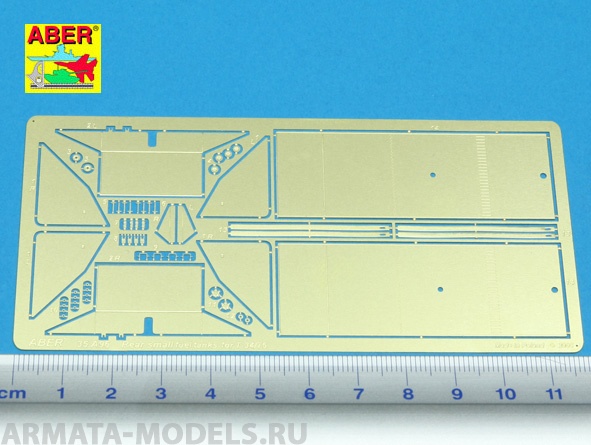 ABR-35-A96  Дополнения для  Rear small fuel tanks for T-34/76 для  1/35 ABR-35-A96  Дополнения для  Rear small fuel tanks for T-34/76 для  1/35