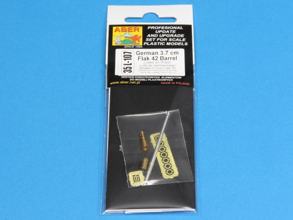 ABR-35-L-107-  Дополнения для  German 3,7cm Flak 42 Barrel для Italeri/ универсальный набор 1/35 ABR-35-L-107-  Дополнения для  German 3,7cm Flak 42 Barrel для Italeri/ универсальный набор 1/35