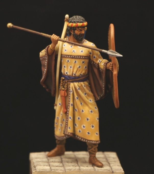 CHM-54175. Персидский воин отряда Бессмертных, 6-5 века до н.э. 54 мм. Материал - смола. Chronos Miniatures
