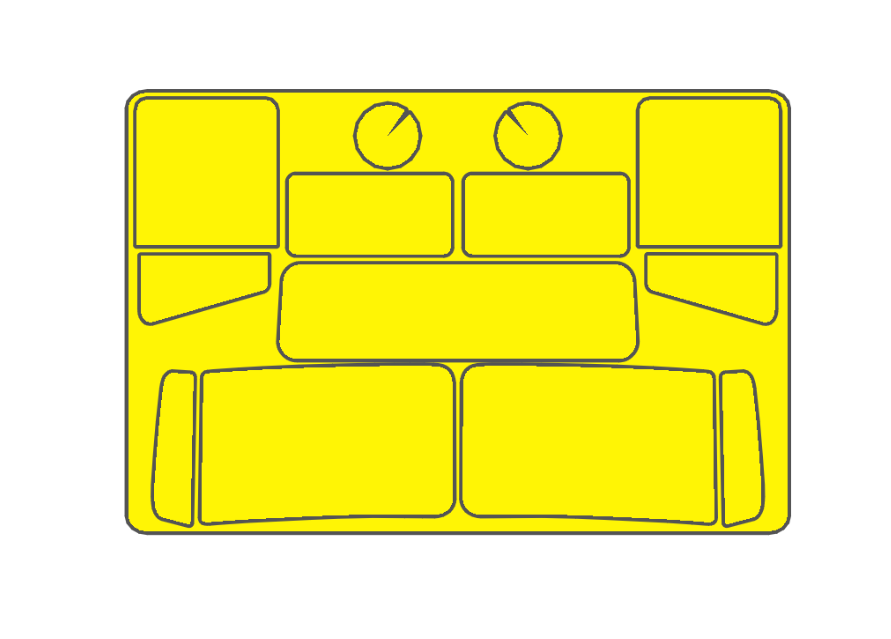 AM3757 Маска окрасочная для Газ-66