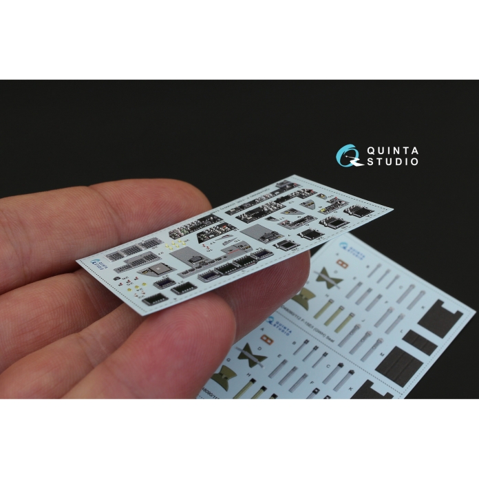 QD48090 1/48 3D Декаль интерьера кабины F-15E (для модели GWH) Quinta Studio