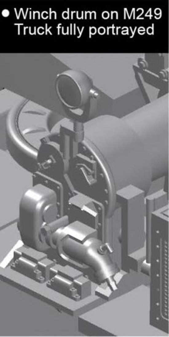 7484Д Сборная модель M65 Atomic Annie Gun, Heavy Motorized 280mm Dragon