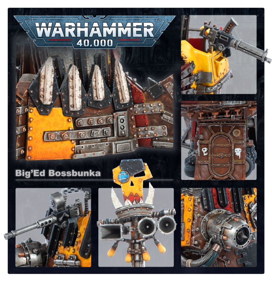 50-45 Набор Орки. Здаровый Боссбункер (Orks Big'ed Bossbunka) 50-45 Набор Орки. Здаровый Боссбункер (Orks Big'ed Bossbunka)