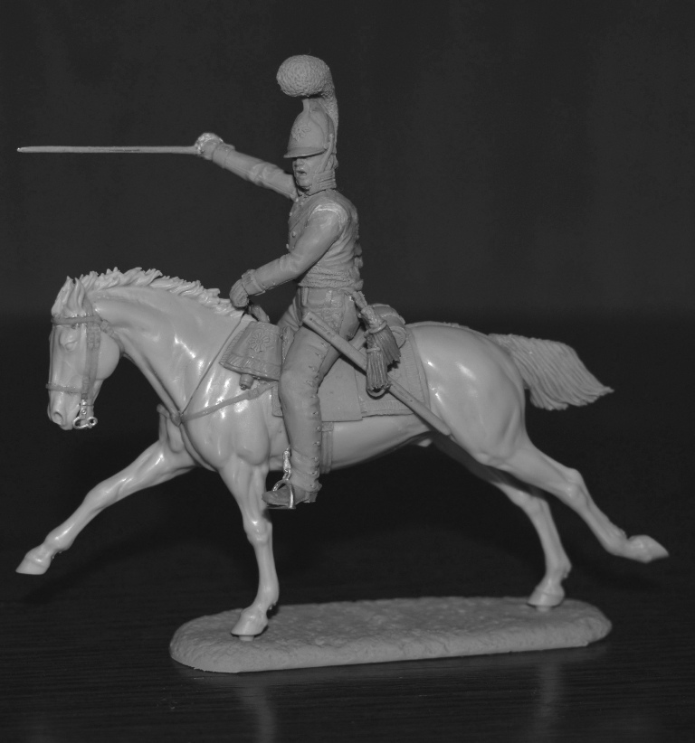 CHM-54352. Офицер Лейб-Гвардии Конного полка, Россия 1804-07 гг. 54 мм. Материал - смола. Chronos Miniatures